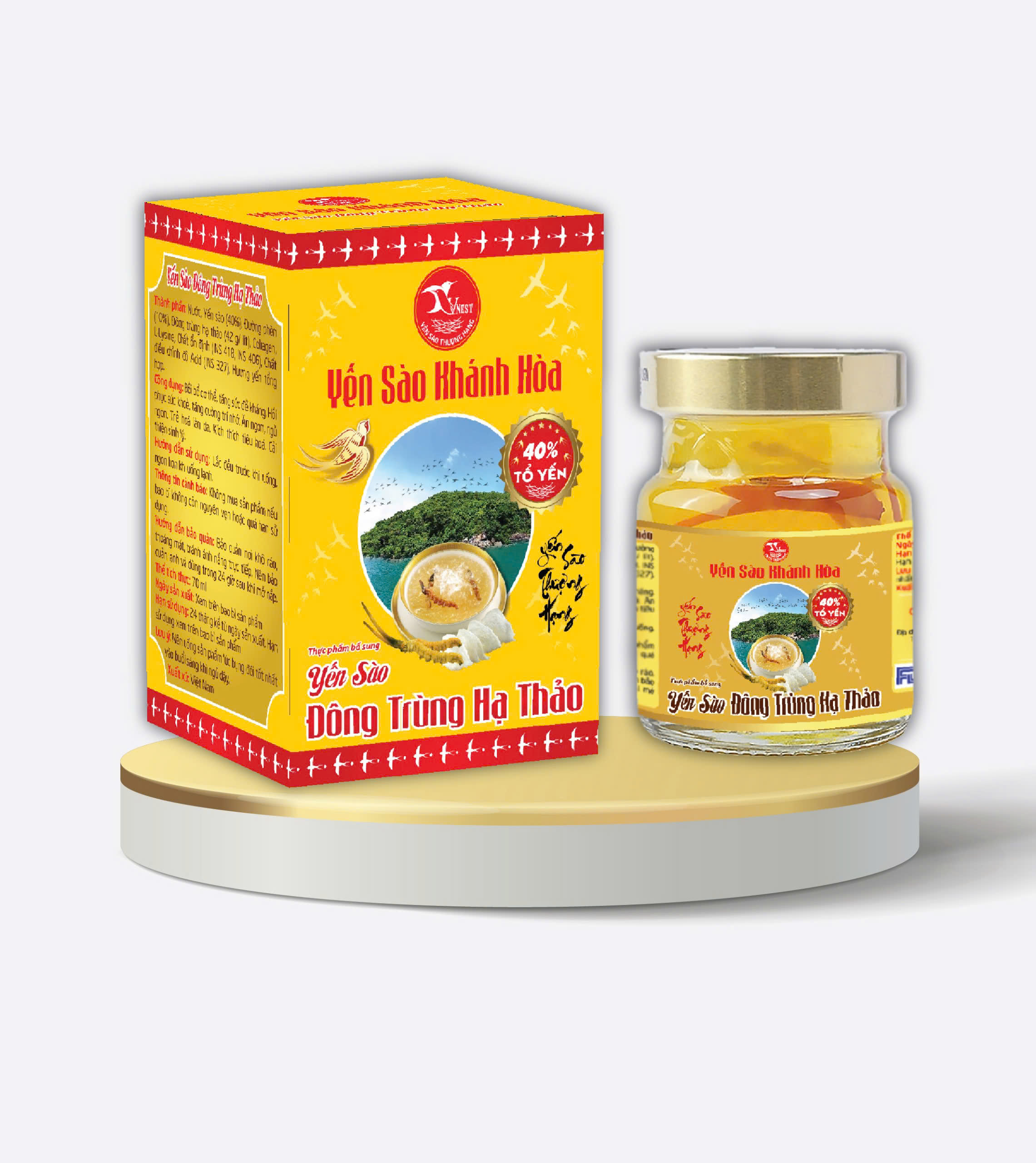 Đông trùng hạ thảo 70ml hộp 1 hũ